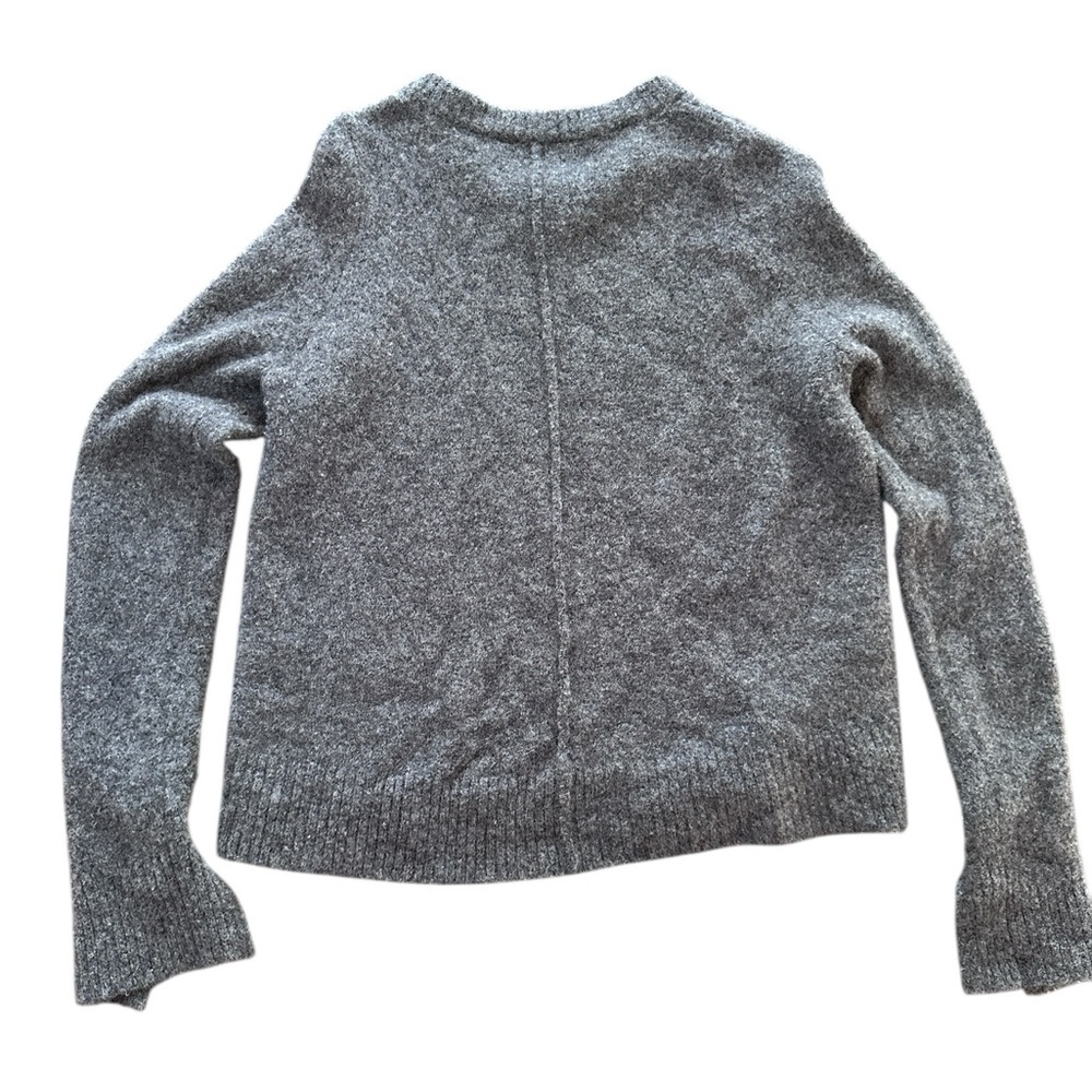 ESQUALO Charcoal Sweater with pearl Buttons Women’s S wool blend - Picture 2 of 6